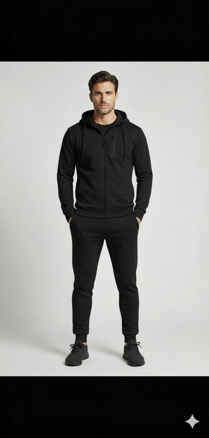 Active Zip-Up Hoodie Set