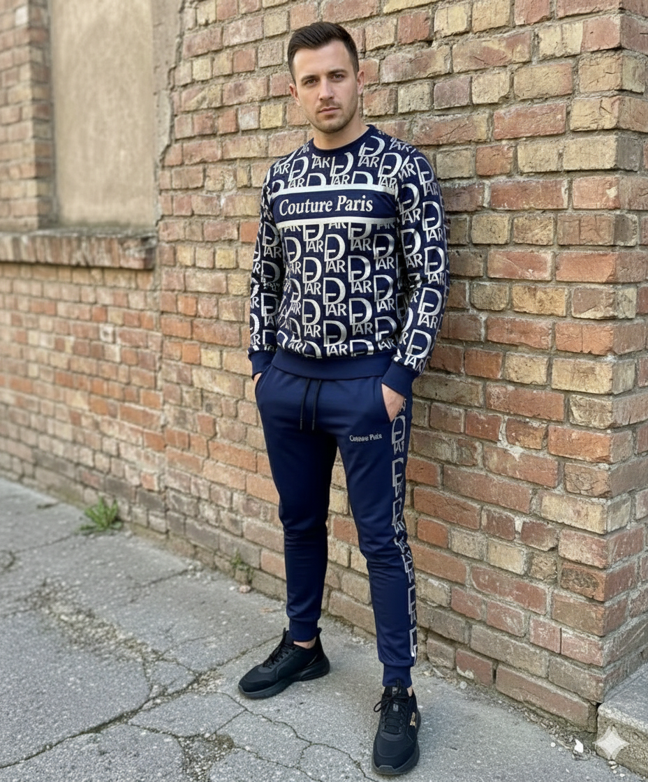 Parisian Luxe Diamanté Monogram Suit