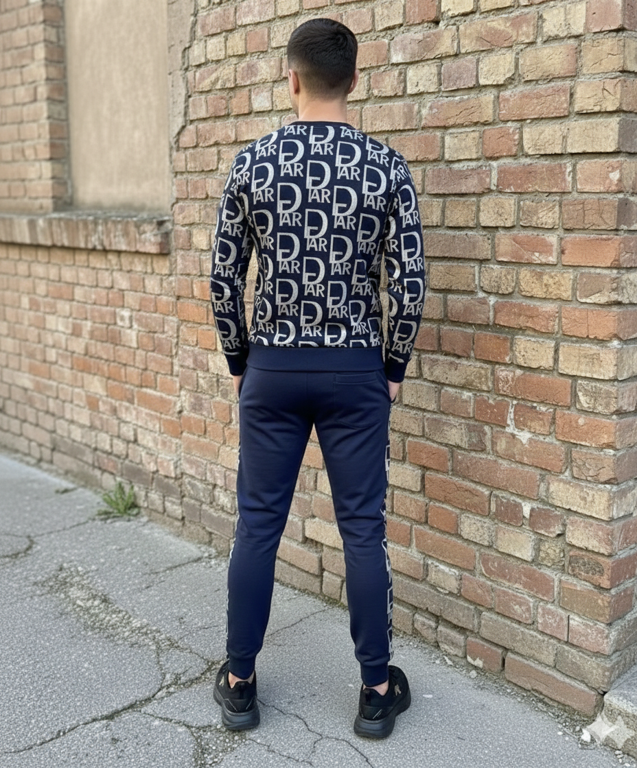 Parisian Luxe Diamanté Monogram Suit