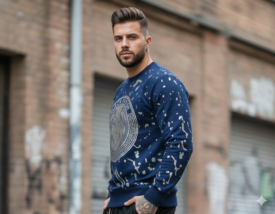 Heritage Lion Crest Sweatshirt with demonties