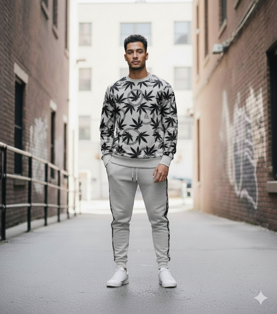 Imperial Leaf Diamanté Luxury Tracksuit