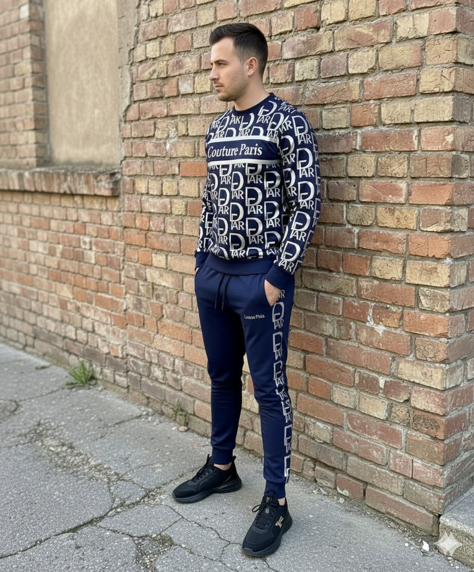 Parisian Luxe Diamanté Monogram Suit