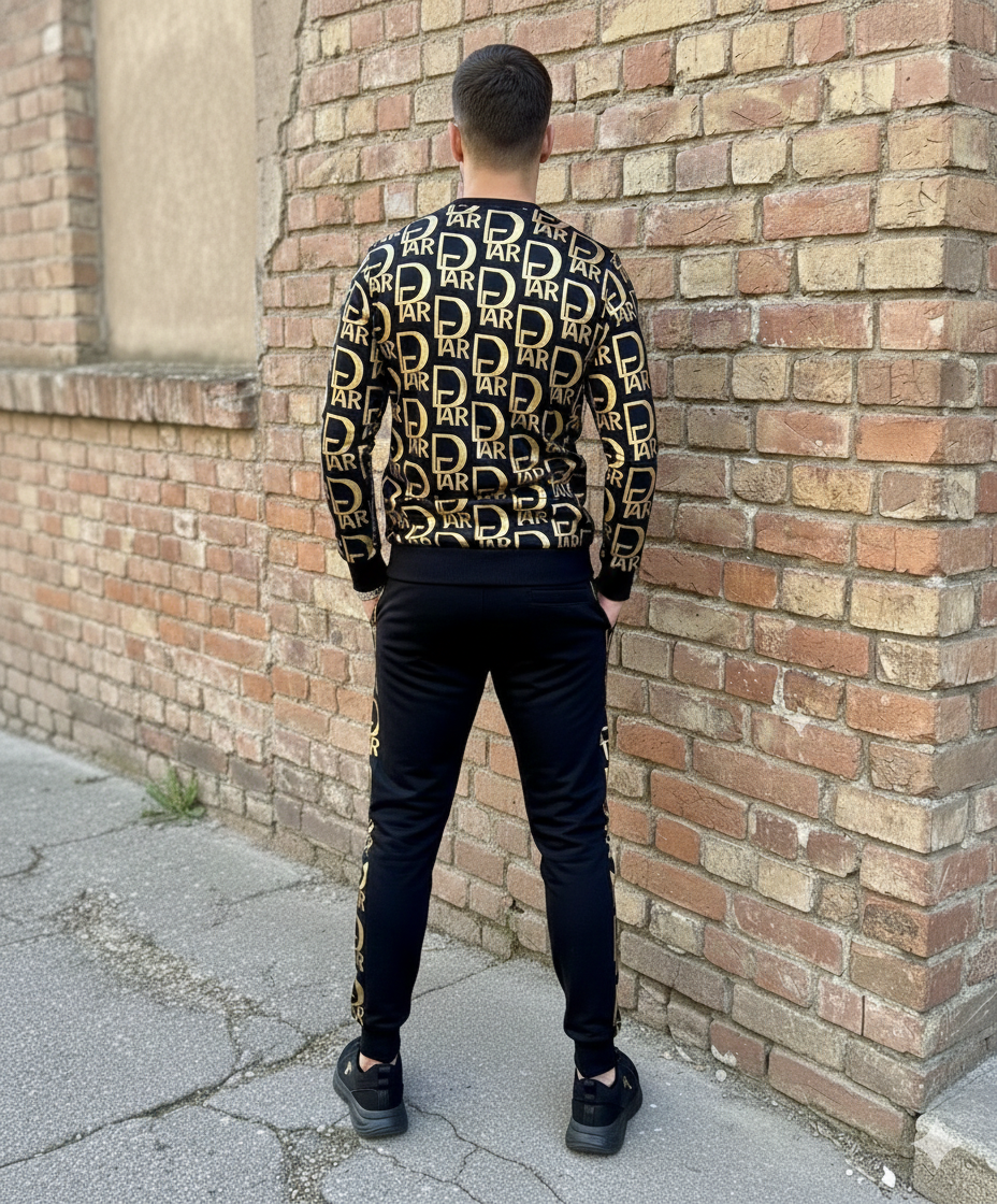 Parisian Luxe Diamanté Monogram Suit