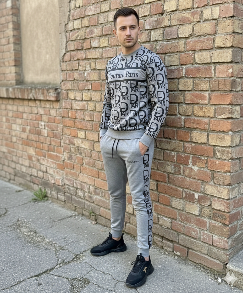 Parisian Luxe Diamanté Monogram Suit