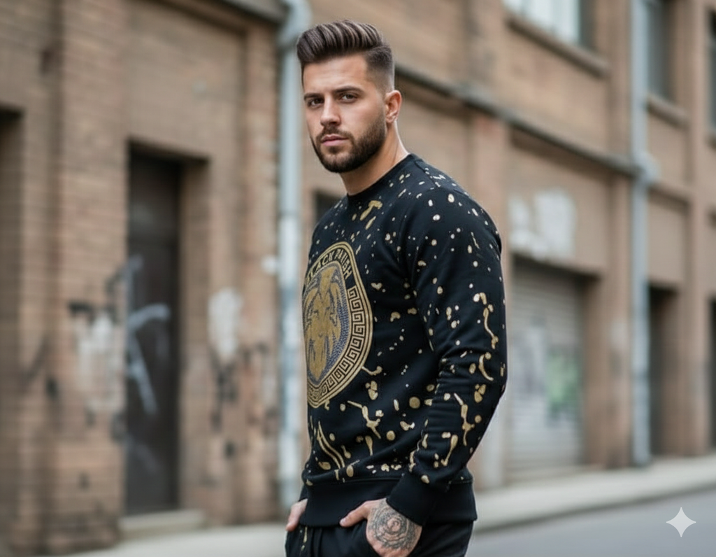 Heritage Lion Crest Sweatshirt with demonties