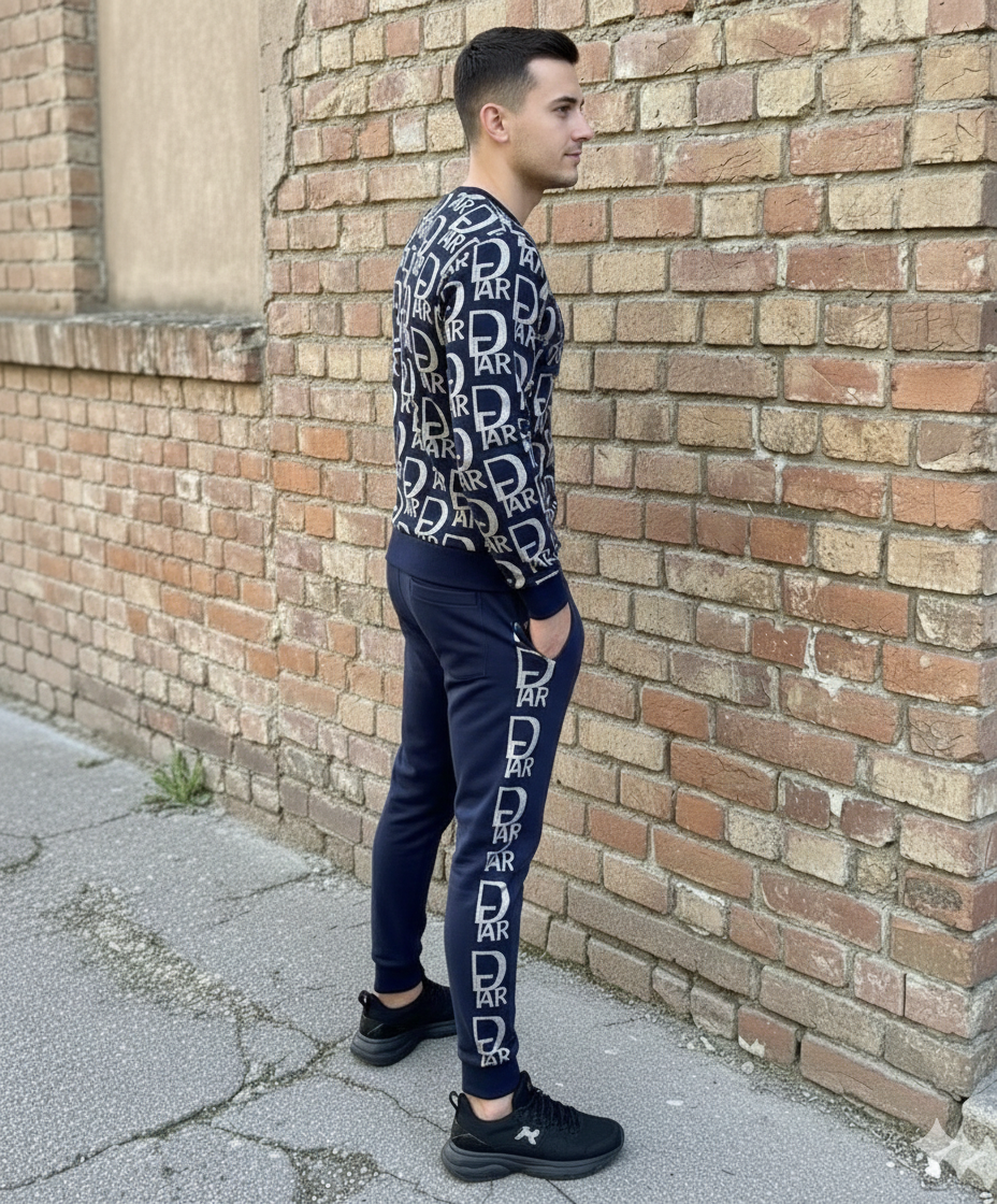 Parisian Luxe Diamanté Monogram Suit