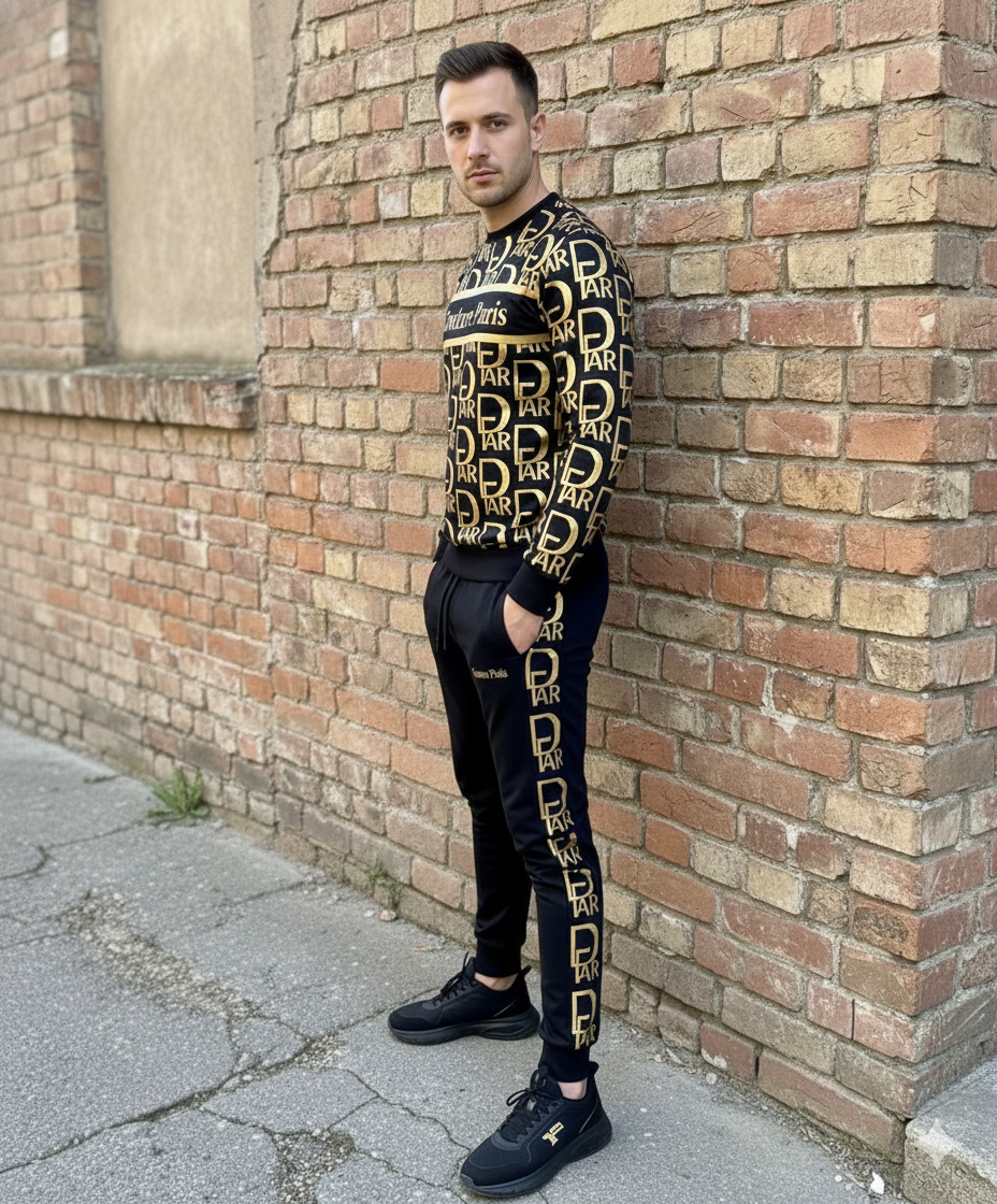 Parisian Luxe Diamanté Monogram Suit