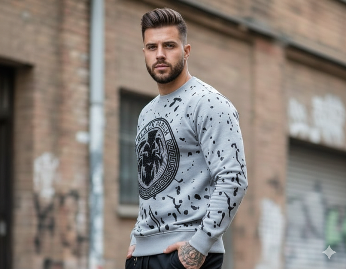Heritage Lion Crest Sweatshirt with demonties
