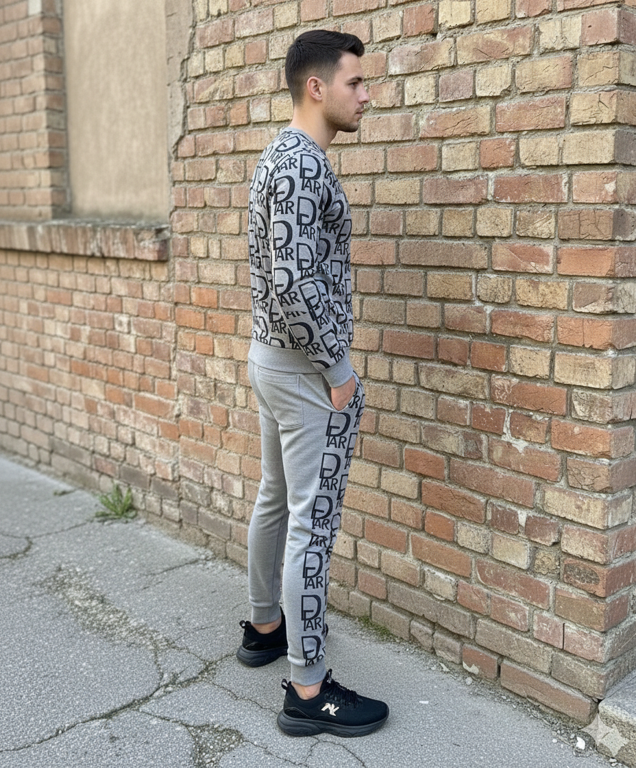 Parisian Luxe Diamanté Monogram Suit