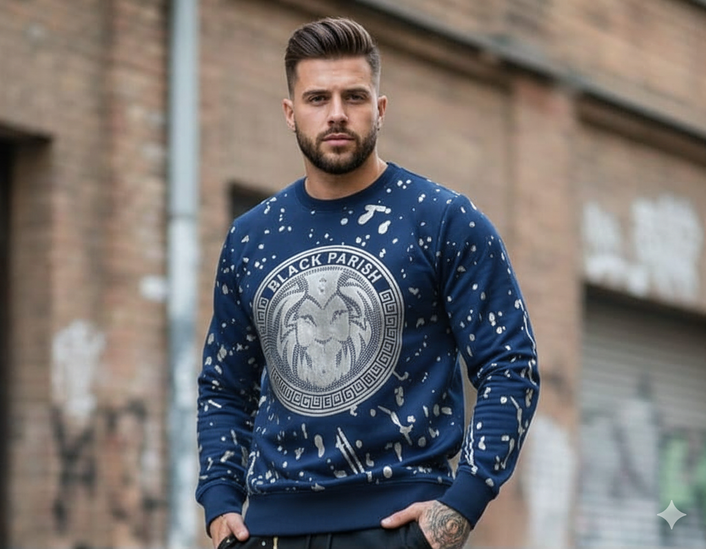Heritage Lion Crest Sweatshirt with demonties