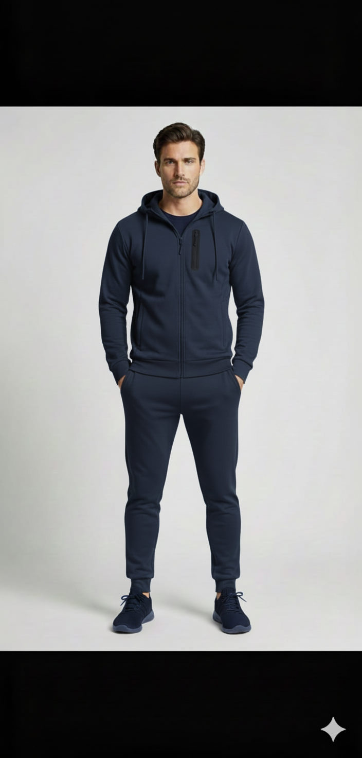 Active Zip-Up Hoodie Set