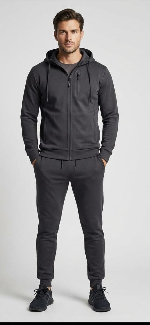Active Zip-Up Hoodie Set
