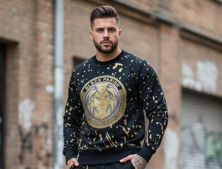 Heritage Lion Crest Sweatshirt with demonties