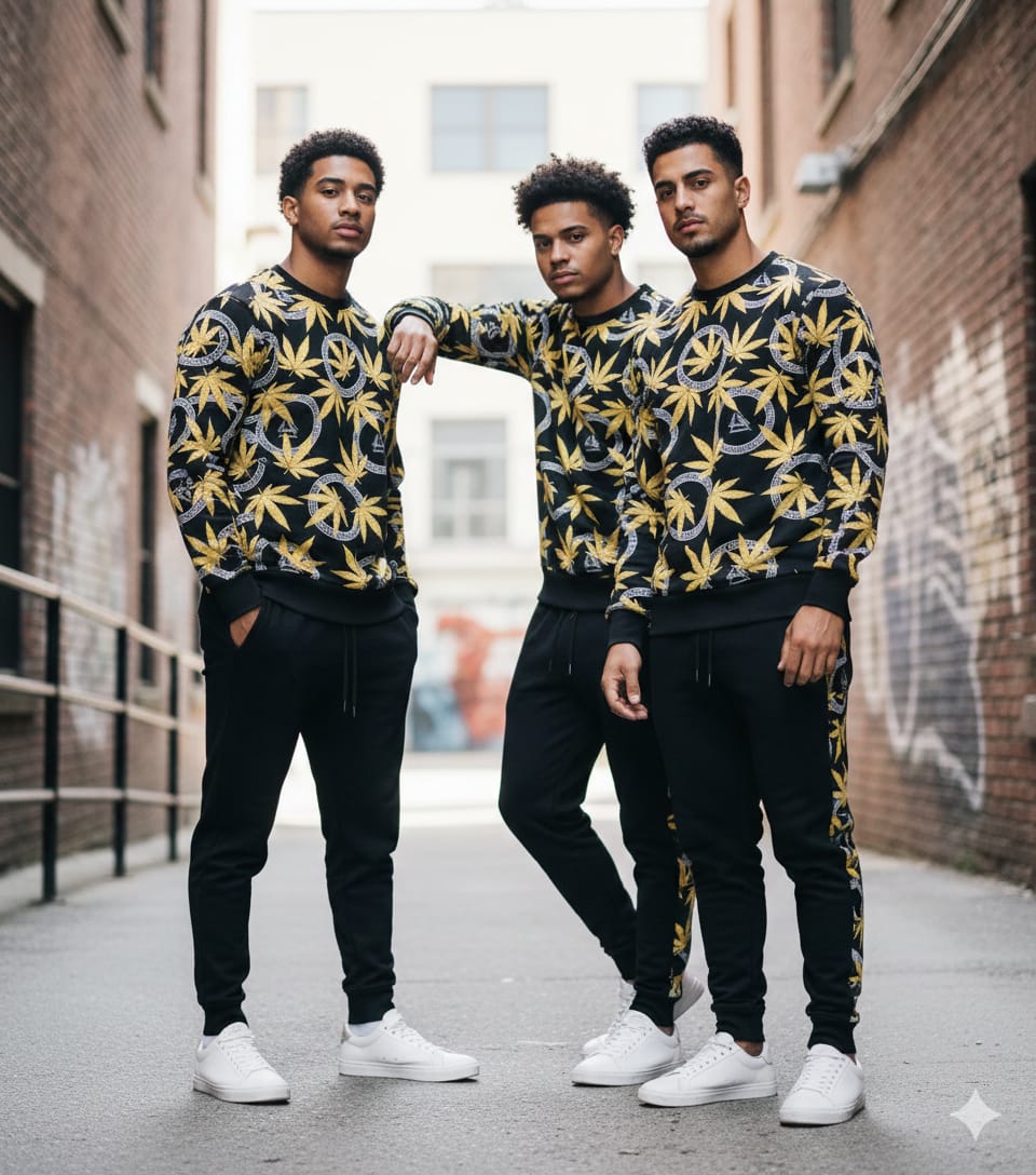 Imperial Leaf Diamanté Luxury Tracksuit