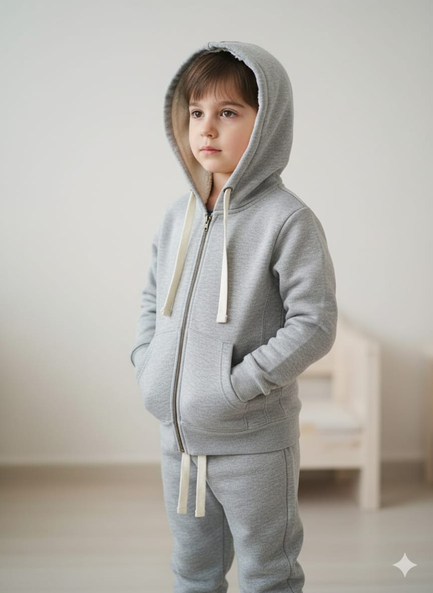 Junior Essential Zip-Up Tracksuit